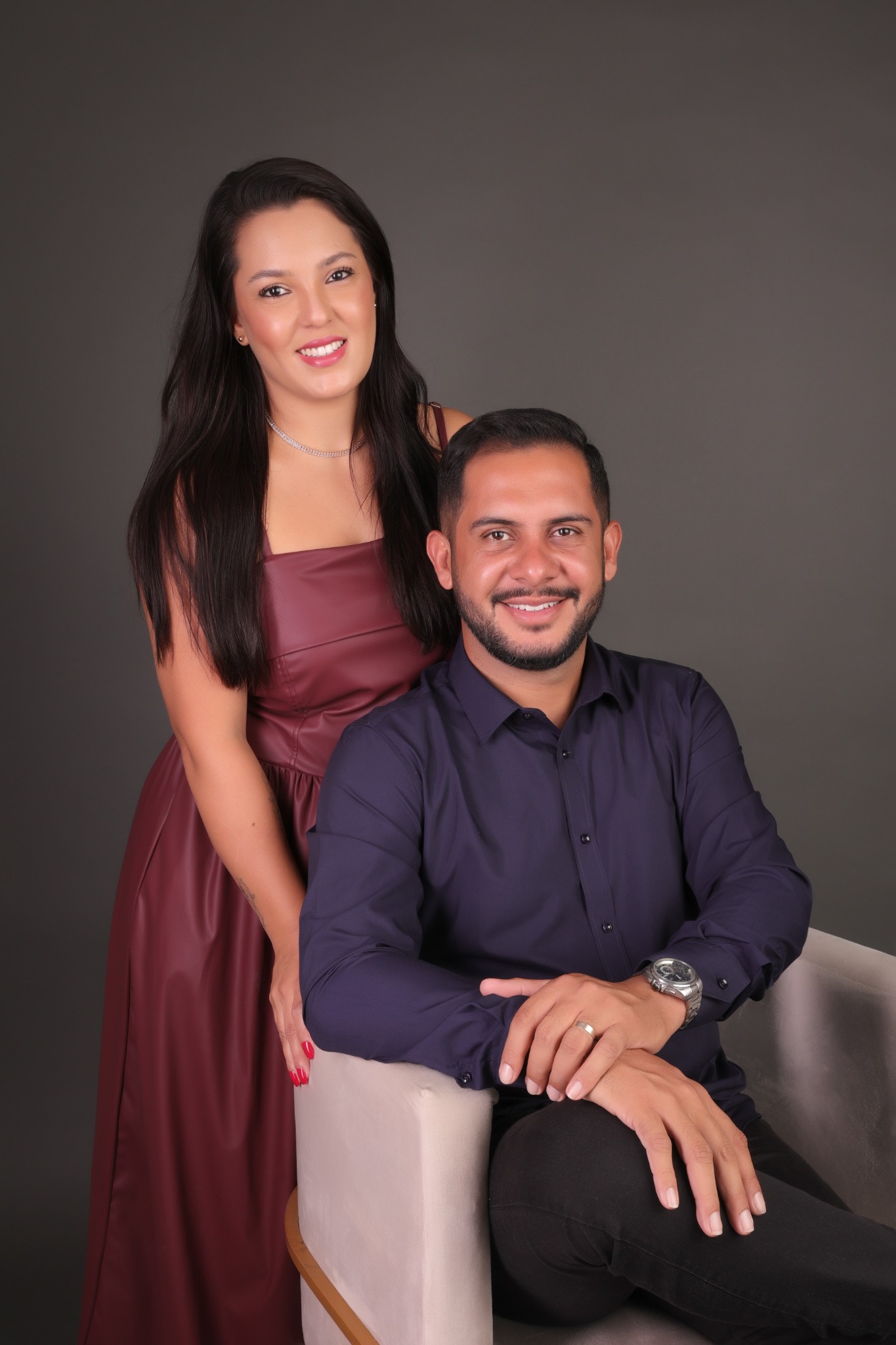 Casal fundador da JR Construtora